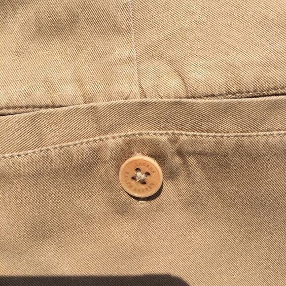Ralph Lauren womens khaki shorts plus size 16 beige modest classic preppy cotton - Picture 11 of 12
